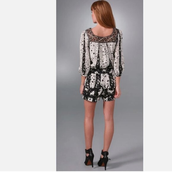 ✨ RARE Anna Sui Zodiac Silk Romper ❣️ Spring 2009 Runway / Sample ✨ - Picture 6 of 14